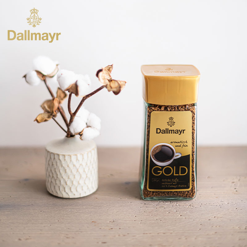德国百年品牌 Dallmayr 达尔麦亚 金标冻干速溶美式纯黑咖啡 100g 双重优惠折后￥65.2